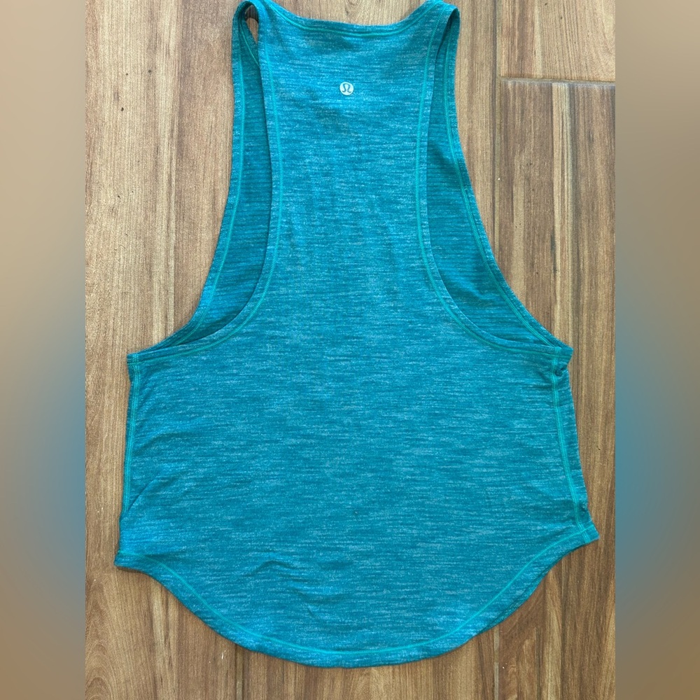 Lululemon Women’s Teal Racerback Athletic Tank Top | Sm or Size 4 - Picture 2 of 5